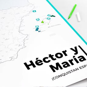Mapa de España personalizado