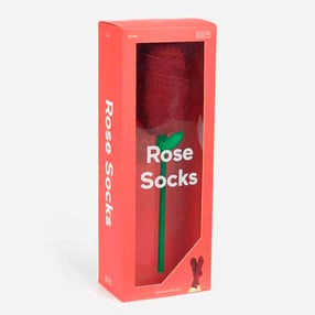 Calcetines en forma de rosa