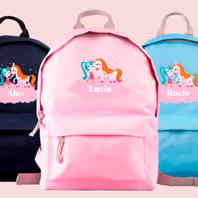 Mochila personalizada para niños, «Unicornio»