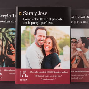 Libros fake personalizados para parejas