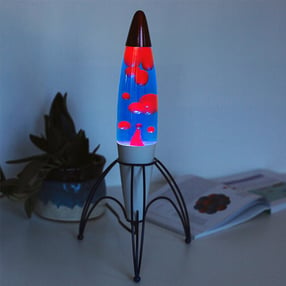 Lámpara de lava cohete