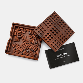 Sudoku en madera de lujo