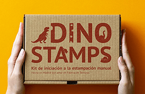 Dino Stamps - Kit de Estampación de Dinosaurios