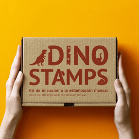 Dino Stamps - Kit de Estampación de Dinosaurios