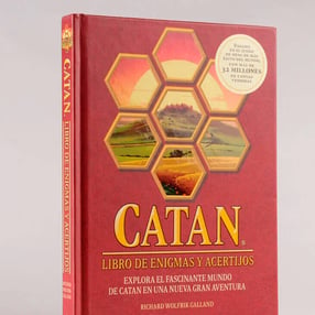 "Catán: libro de enigmas y acertijos"