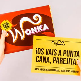 Wonka, 1Kg de chocolate para recién casados