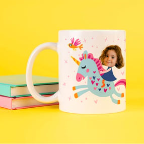 Taza personalizable para niños, «Unicornio»