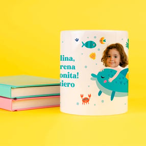 Taza personalizable para niños, «Sirenas»