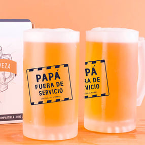 Jarras cerveza personalizadas, «Fuera de servicio»