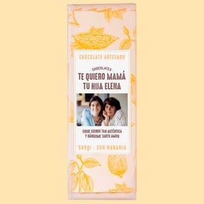 Tableta de chocolate gigante personalizada para madres