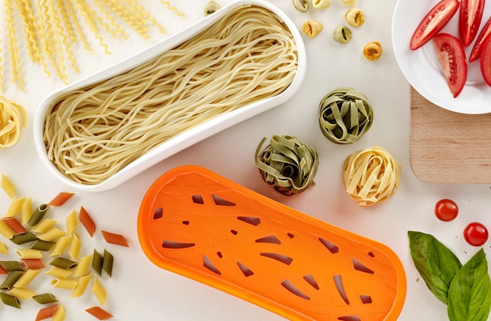 Cocer pasta en el microondas con Pasta Cooker de Lékué