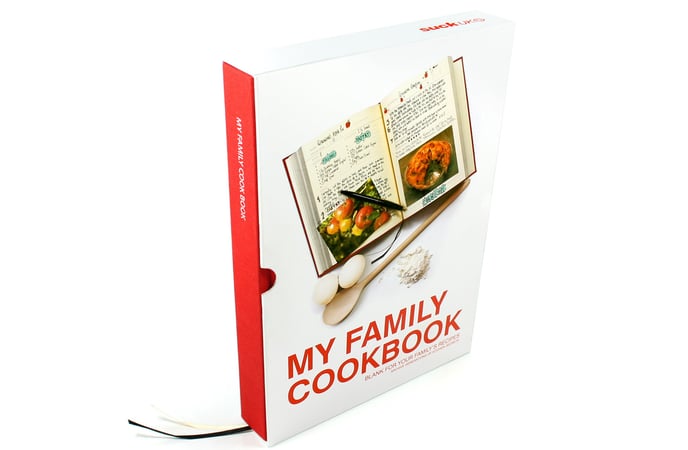 El libro más original para recetas familiares