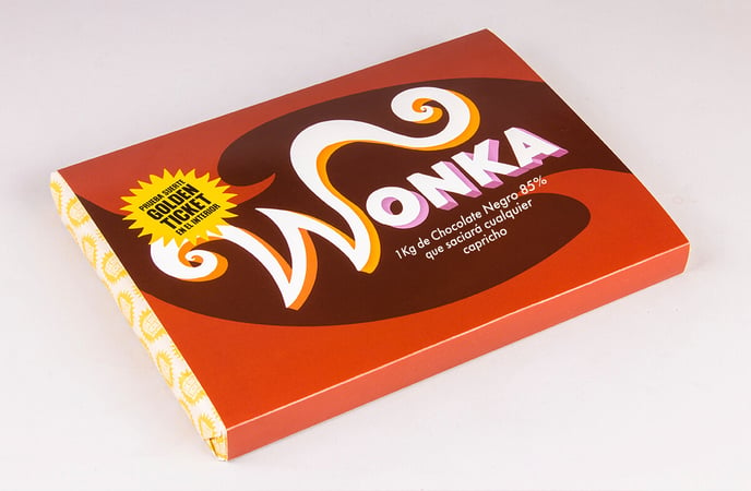 Wonka, 1Kg de chocolate para recién casados