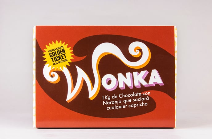 Wonka, la tableta de chocolate de 1Kg