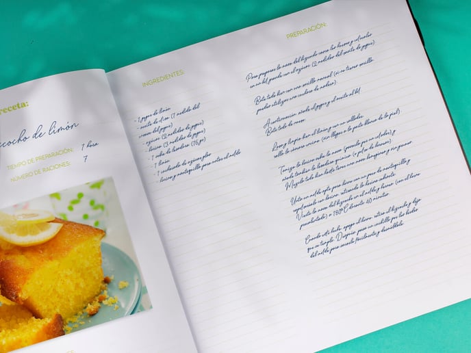  Recetario de cocina en blanco. COCINANDO CON AMOR: Cuaderno  para escribir recetas de cocina, Libro para tus creaciones, Para 100  platos