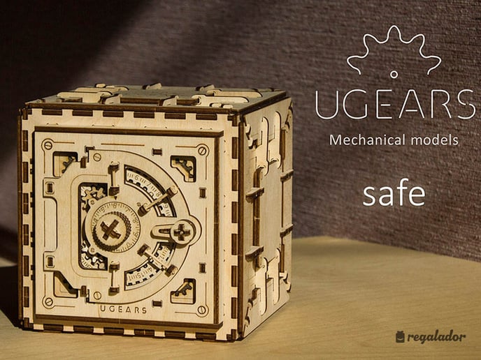 Pequeña caja de madera con llave Caja de seguridad Cofre del tesoro de  madera sin terminar