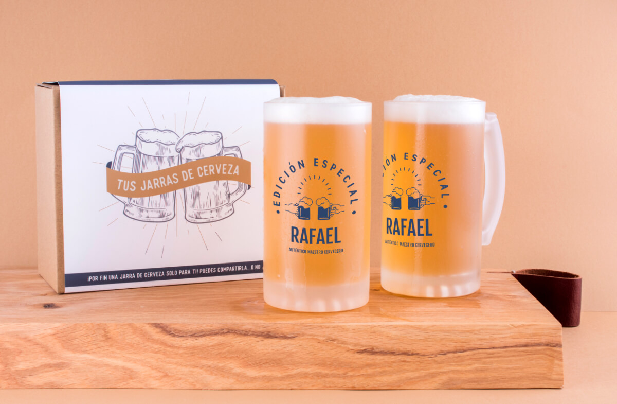 jarra cerveza personalizada :: detalles & regalos  Cervezas personalizadas,  Jarras de cerveza, Cerveza