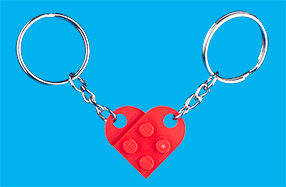 Llavero de Lego® para parejas